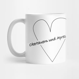 Obertauern Apres Ski im Winterurlaub Ski Snowboard Mug